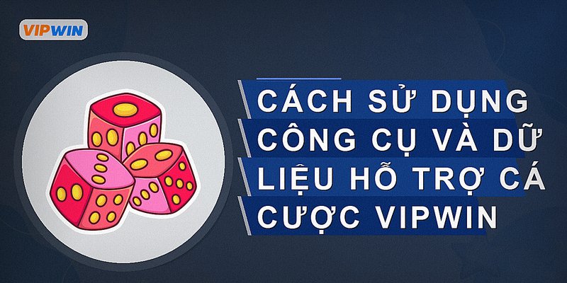 Cách sử dụng công cụ và dữ liệu hỗ trợ cá cược Vipwin