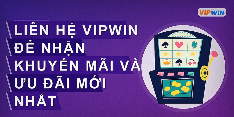 Liên hệ Vipwin để nhận khuyến mãi và ưu đãi mới nhất